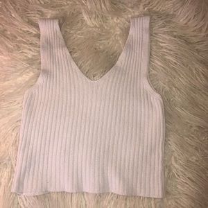 White brandy Melville top